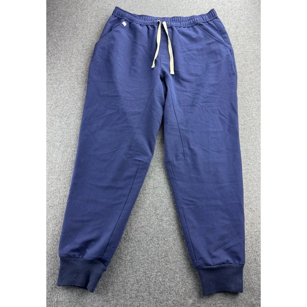 FIGS Pants Mens Sz Lg/S Blue‎ Tansen Scrubs Jogger Technical Uniform Drawstring